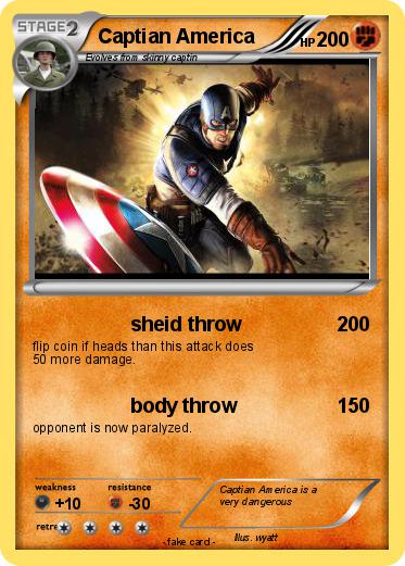 Pokemon Captian America