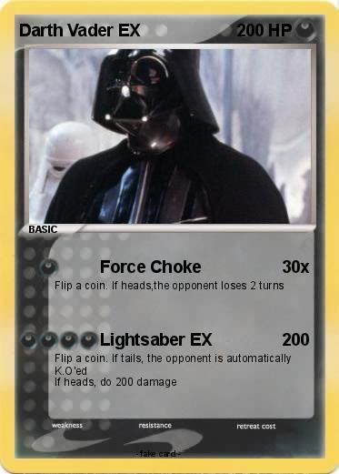 Pokemon Darth Vader EX
