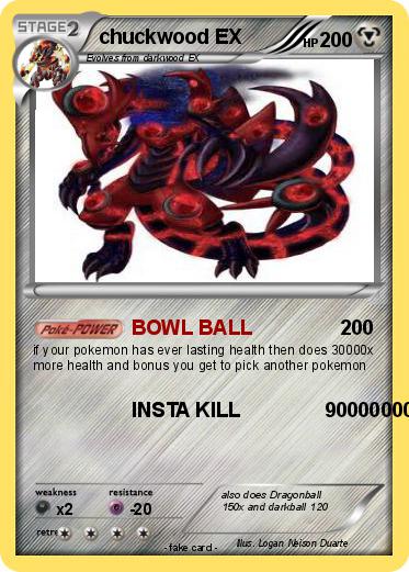 Pokemon chuckwood EX