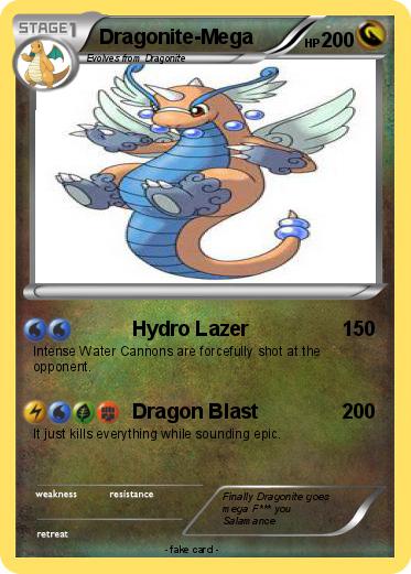 Pokemon Dragonite-Mega