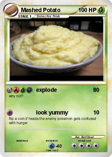 Pokemon Mashed Potato