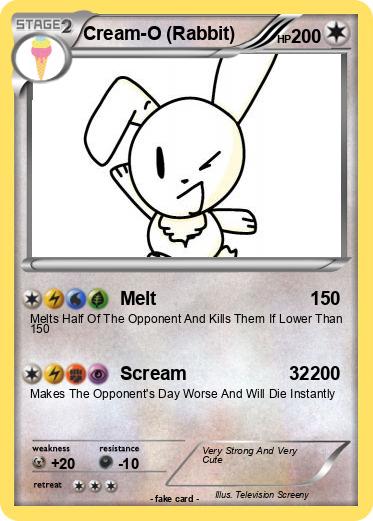 Pokemon Cream-O (Rabbit)