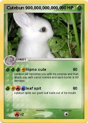 Pokemon Cutebun 900,000,000,000,0
