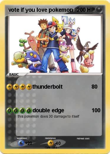 Pokemon vote if you love pokemon