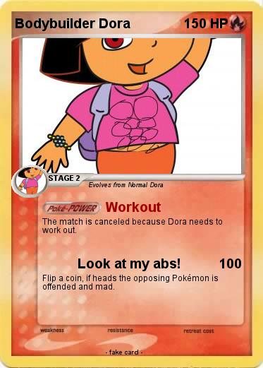 Pokemon Bodybuilder Dora