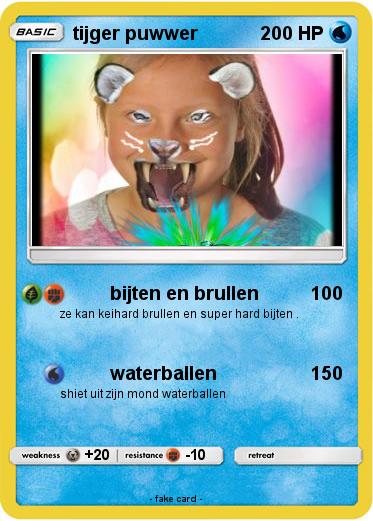 Pokemon tijger puwwer