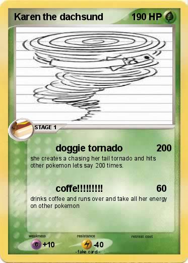 Pokemon Karen the dachsund