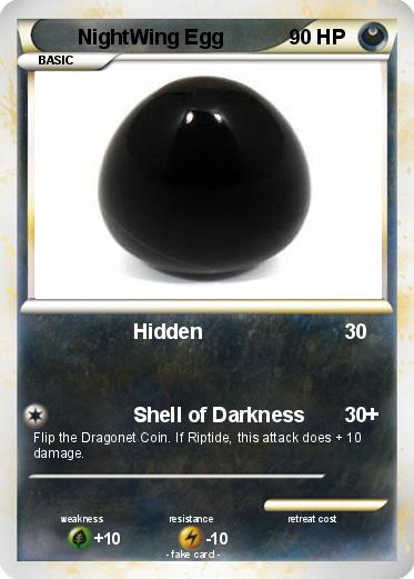 Pokemon NightWing Egg