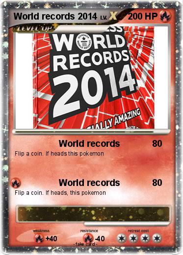 Pokemon World records 2014