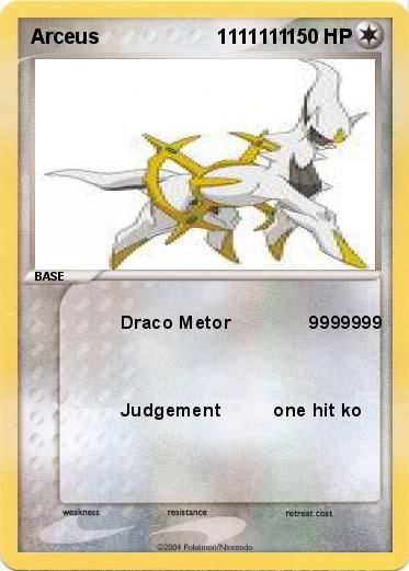 Pokemon Arceus                     1111111