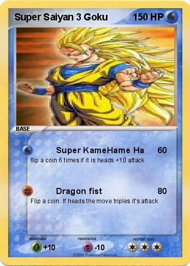 Pokemon Super Saiyan 3 Goku