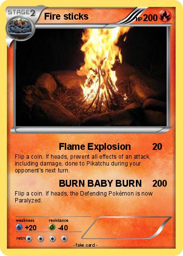 Pokemon Fire sticks