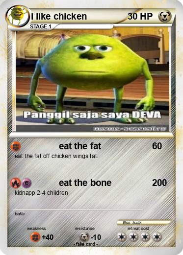 Pokemon i like chicken