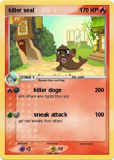 Pokemon killer seal