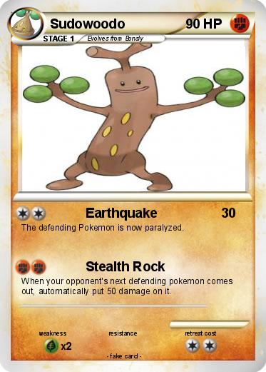 Pokemon Sudowoodo