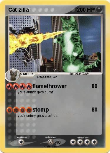 Pokemon Cat zilla