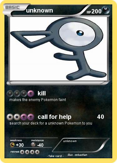 Pokemon unknown
