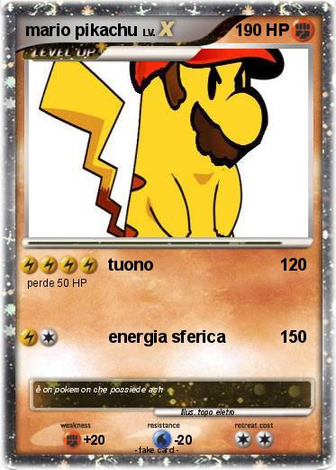 Pokemon mario pikachu