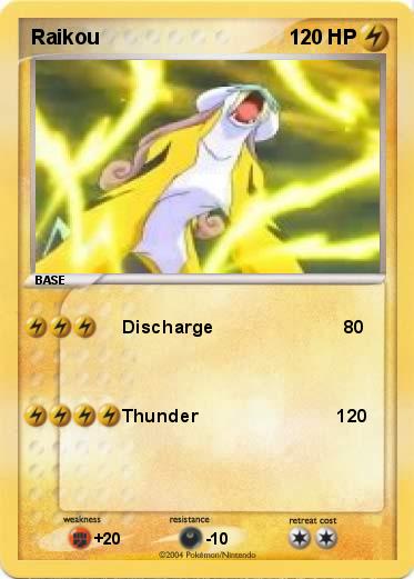 Pokemon Raikou