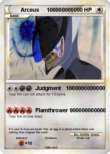 Pokemon Arceus     1000000000