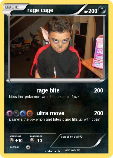 Pokemon rage cage