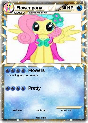 Pokemon Flower pony