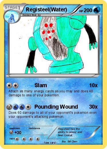 Pokemon Registeel(Water)