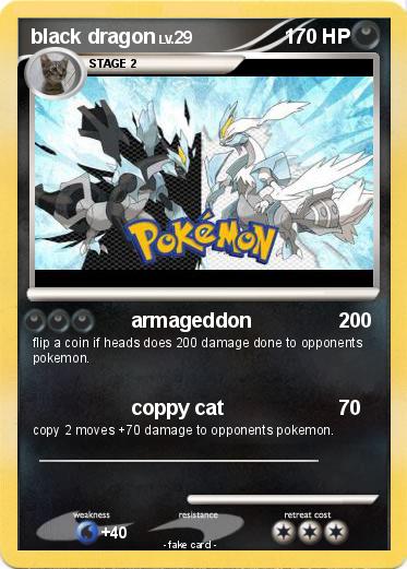 Pokemon black dragon