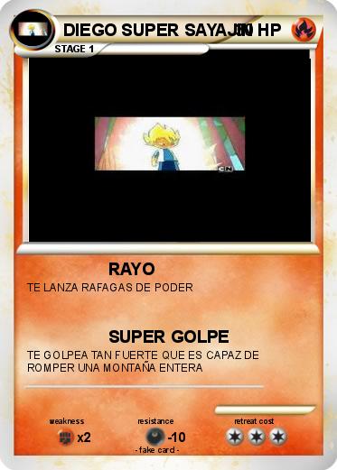 Pokemon DIEGO SUPER SAYAJIN
