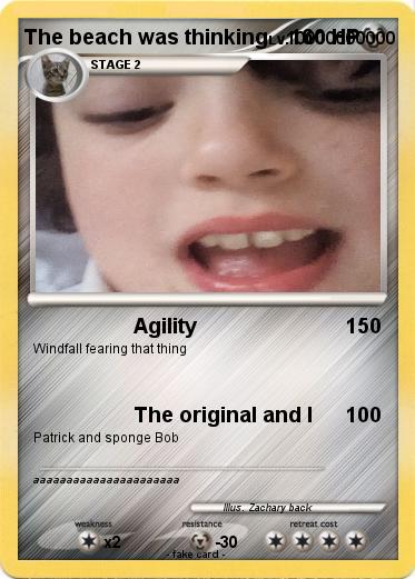 Pokemon The beach was thinking