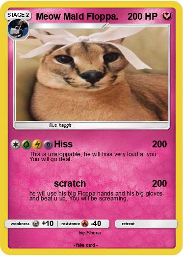Pokemon Meow Maid Floppa.