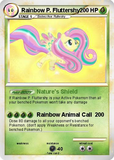 Pokemon Rainbow P. Fluttershy