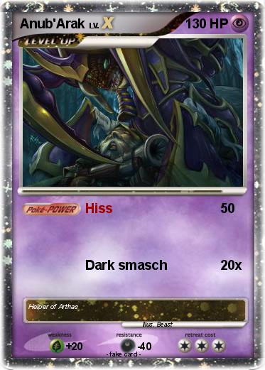 Pokemon Anub'Arak