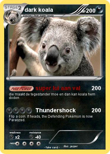 Pokemon dark koala