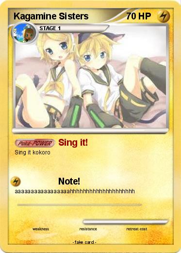 Pokemon Kagamine Sisters