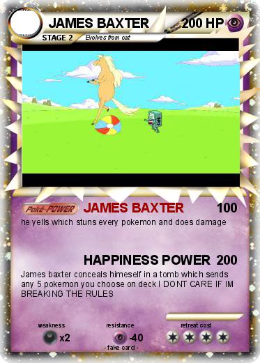 Pokemon JAMES BAXTER