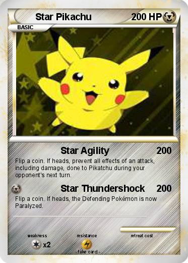 Pokemon Star Pikachu