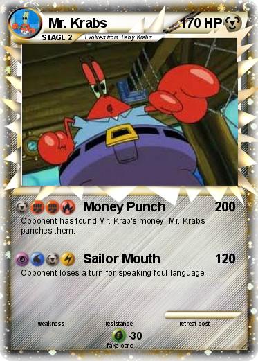 Pokemon Mr. Krabs