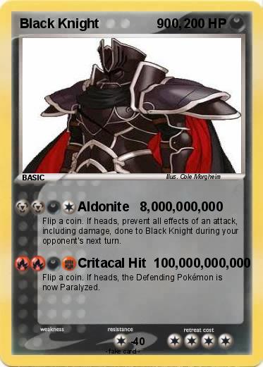 Pokemon Black Knight                900,