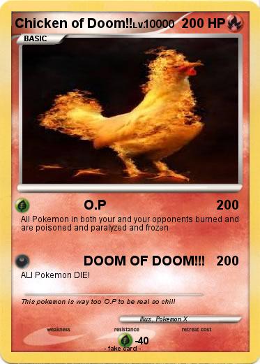 Pokemon Chicken of Doom!!