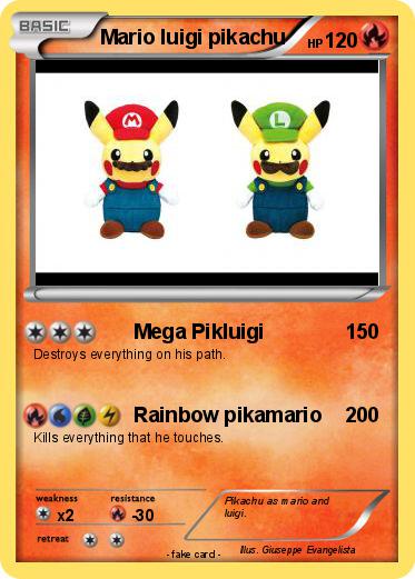 Pokemon Mario luigi pikachu