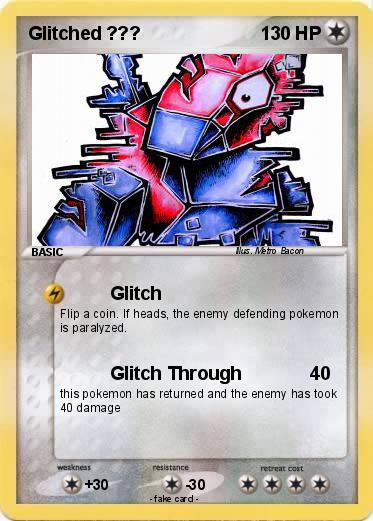 Pokemon Glitched ???