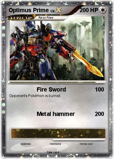 Pokemon Optimus Prime