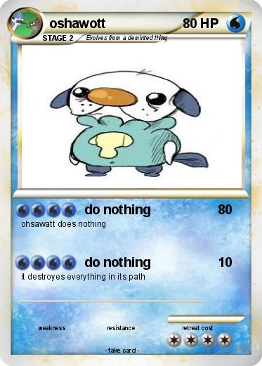 Pokemon oshawott