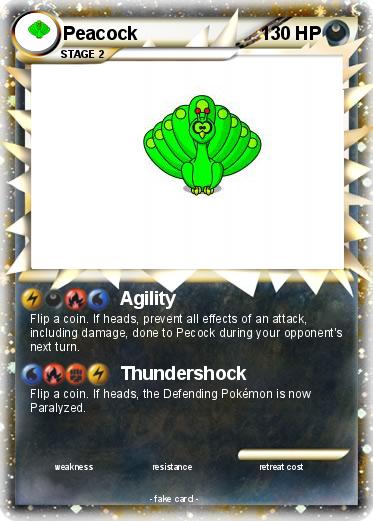 Pokemon Peacock