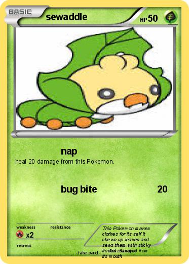 Pokemon sewaddle