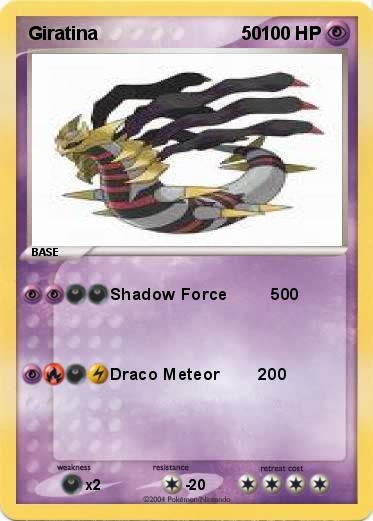 Pokemon Giratina                            50