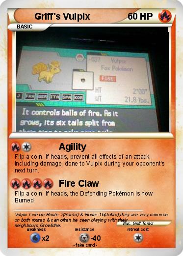 Pokemon Griff's Vulpix