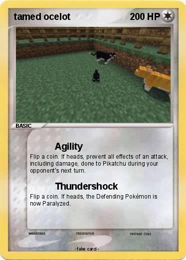 Pokemon tamed ocelot