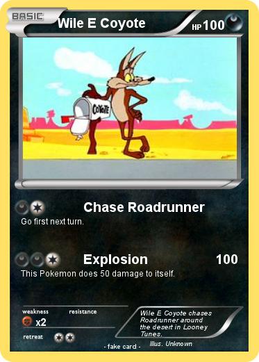 Pokemon Wile E Coyote